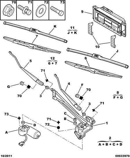 PEUGEOT (DF-PSA) 6426 KX - Pióro wycieraczki parts5.com