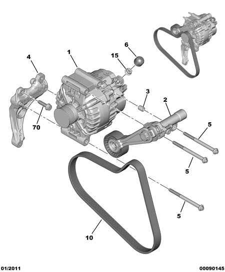 PEUGEOT 5705 KQ - Generator / Alternator parts5.com