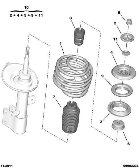 CITROËN 5035 58 - Opora in vodilo blazilnilka parts5.com