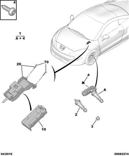 CITROËN 5430 W0 - Αισθητήρας τροχού, σύστημα ελέγχου πίεσης ελαστικών parts5.com