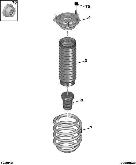 PEUGEOT (DF-PSA) 5033.99 - Entretoise / tige, stabilisateur parts5.com