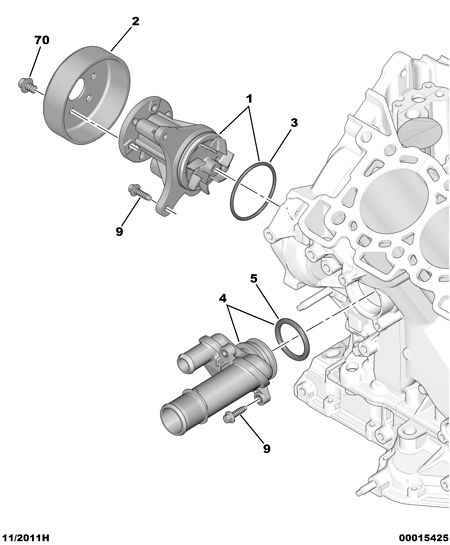 PEUGEOT (DF-PSA) 1206.E5 - Joint d'étanchéité, collecteur d'admission parts5.com