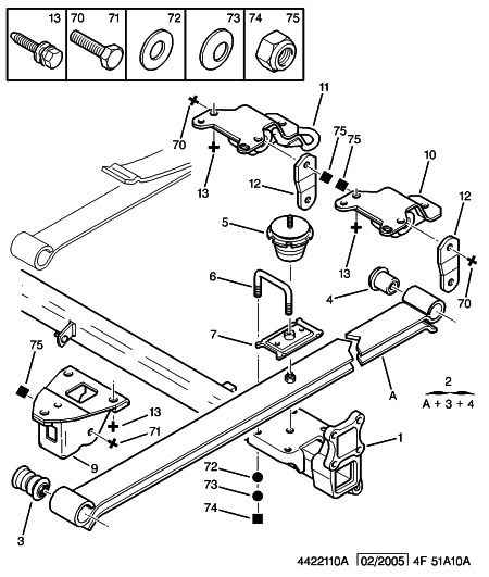 CITROËN 5131.73 - Mounting, leaf spring parts5.com