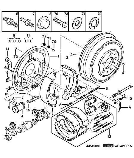 PEUGEOT 4247 22 - Brzdový bubon parts5.com