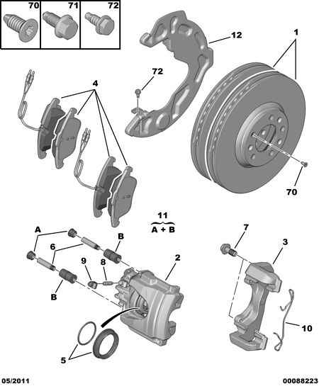 CITROËN 16 101 037 80 - Brake Pad Set, disc brake parts5.com