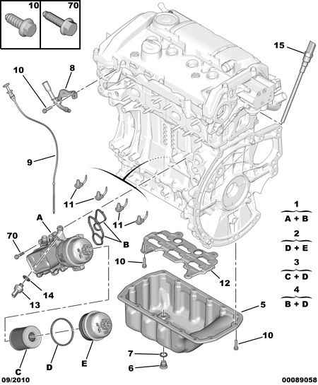 CITROËN 0313 38 - Brtveni prsten, vijak za ispuštanje ulja parts5.com