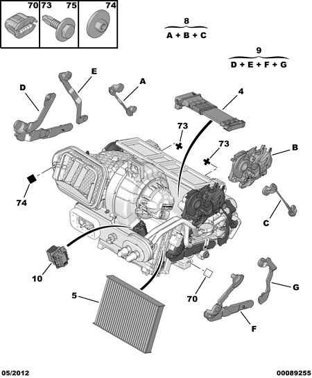 PEUGEOT 6441.FB - Resitencia, ventilador habitáculo parts5.com