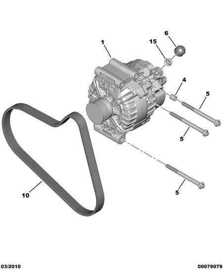 PEUGEOT 5750 YN - Ιμάντας poly-V parts5.com