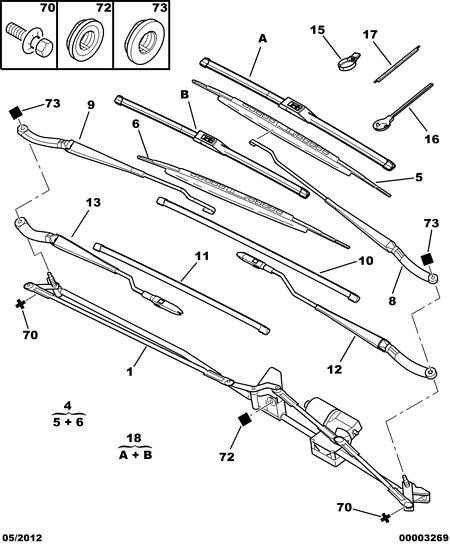 PEUGEOT 6426 VJ - Перо на чистачка parts5.com