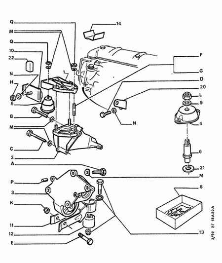 CITROËN 1807 47 - Ulożenie motora parts5.com