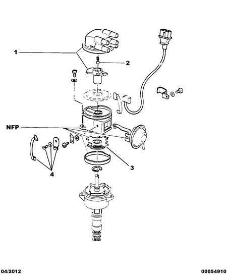 Talbot 5940 29 - Remondikomplekt,süütejagaja parts5.com