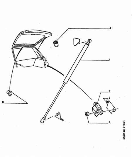 PEUGEOT 8731 93 - Gas Spring, boot, cargo area parts5.com