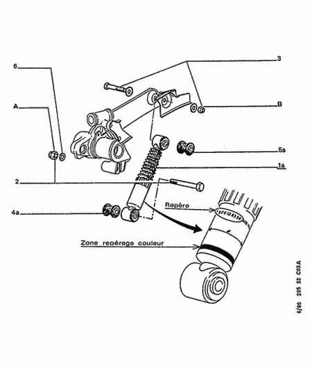 PEUGEOT 5206 45 - Lengéscsillapító parts5.com