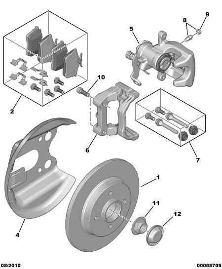 CITROËN 4404 K5 - Guide Sleeve Kit, brake caliper parts5.com