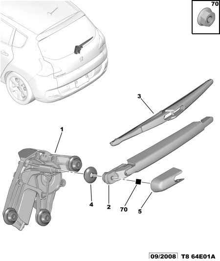 DS 6405 JQ - Motor del limpiaparabrisas parts5.com