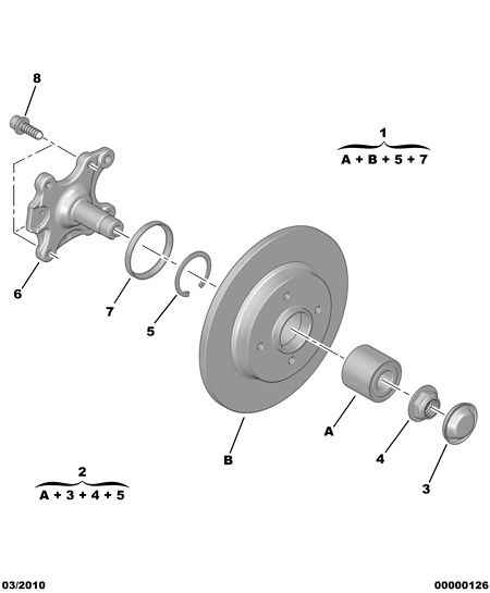 PEUGEOT 3738 11 - Kerékcsapágy készlet parts5.com