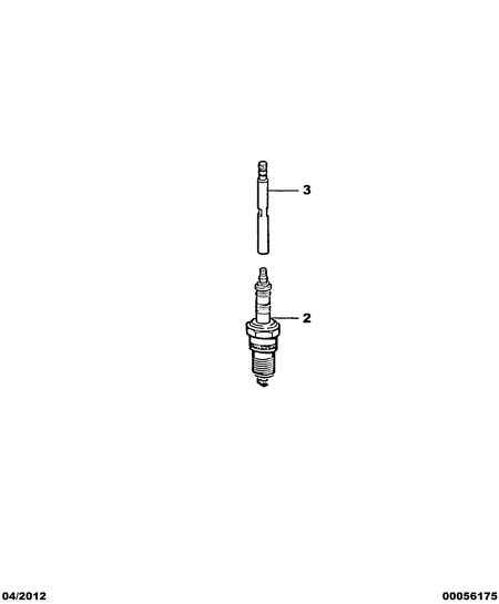 CITROËN 5962.13 - Zündkerze parts5.com