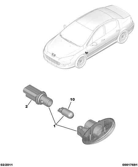 CITROËN 6371.48 - Крушка с нагреваема жичка, мигачи / габарити parts5.com