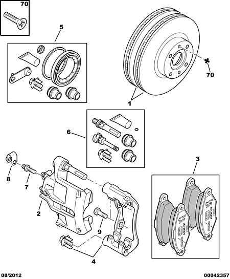 CITROËN 4253 20 - Juego de pastillas de freno parts5.com