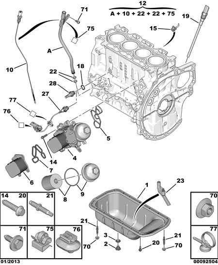 PEUGEOT 96 779 935 80 - Joja ulei parts5.com