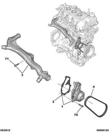 Opel 98 034 424 80 - Pompa apa parts5.com