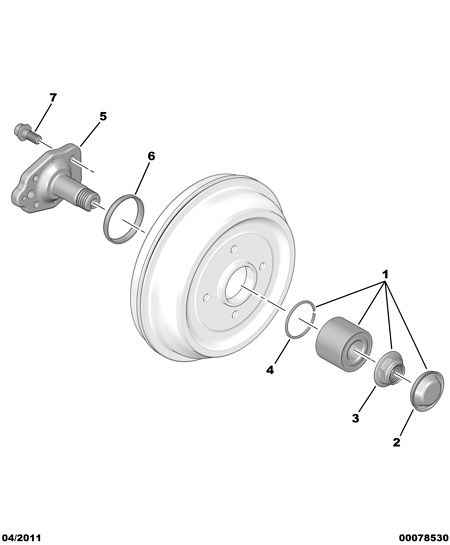 CITROËN 3349.09 - Sensor Ring, ABS parts5.com