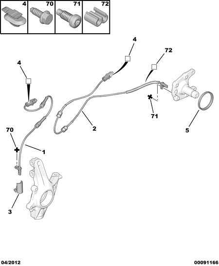 Opel 98 050 660 80 - Датчик ABS, частота вращения колеса parts5.com