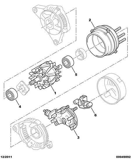 CITROËN 5761.86 - Regulator, alternator parts5.com