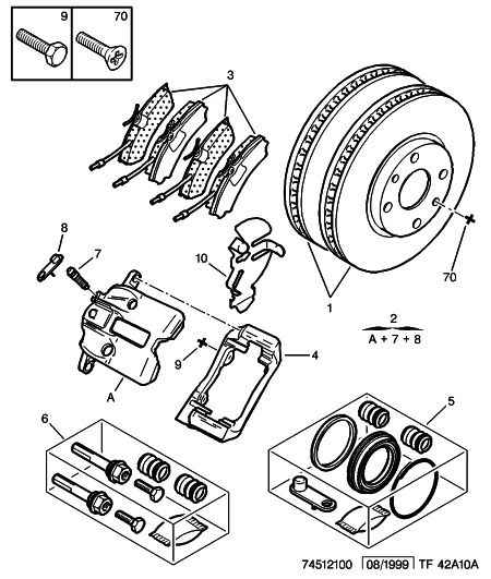 PEUGEOT 4251-54 - Sada brzdových destiček, kotoučová brzda parts5.com