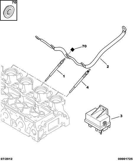 PEUGEOT 5960.E9 - Подгревна свещ parts5.com