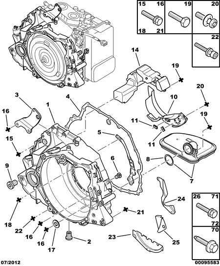 CITROËN 2263.28 - Hydraulic Filter, automatic transmission parts5.com