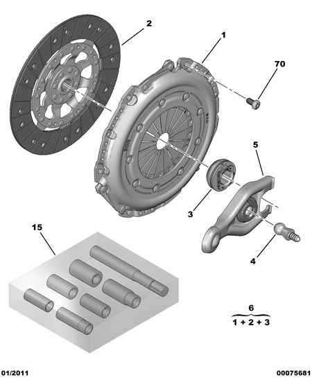 PEUGEOT 2055.HP - Kupplungsscheibe parts5.com