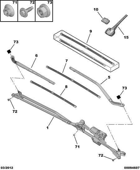 PEUGEOT 6426 VH - Lamela stergator parts5.com