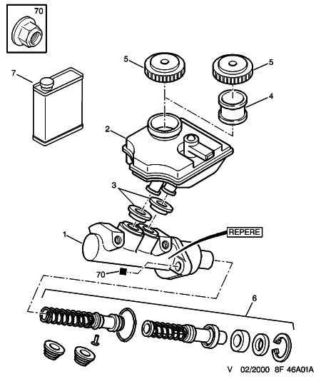 PEUGEOT 4601 H8 - Főfékhenger parts5.com