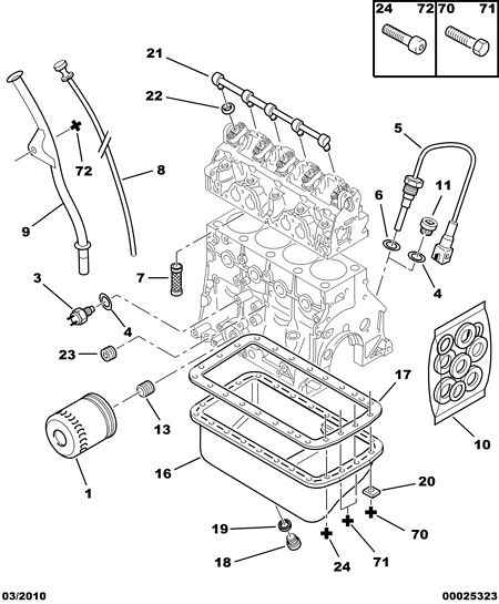 PEUGEOT (DF-PSA) 1109 N2 - Öljynsuodatin parts5.com