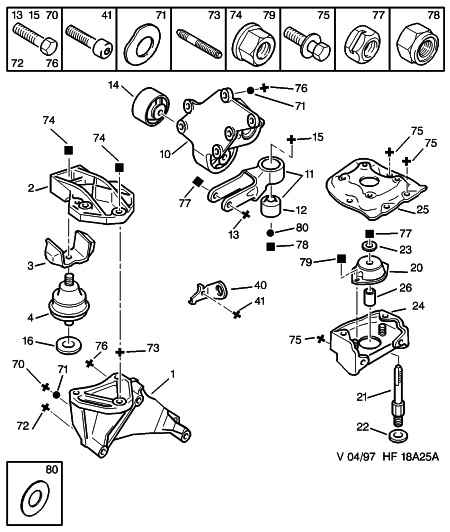 PEUGEOT 1844.47 - Έδραση, κινητήρας parts5.com