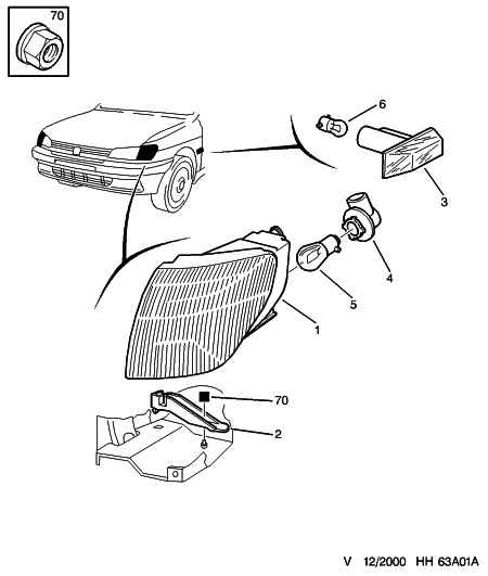 PEUGEOT 6303 23 - Feu clignotant parts5.com