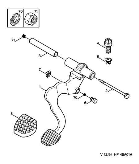 PEUGEOT (DF-PSA) 4534.51 - Comutator lumini frana parts5.com