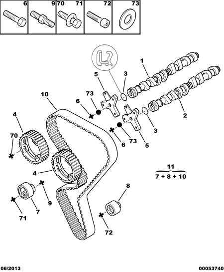 PEUGEOT 0816 H7 - Timing Belt parts5.com