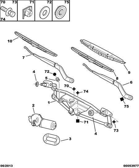 PEUGEOT (DF-PSA) 6426 KT - Lamela stergator parts5.com