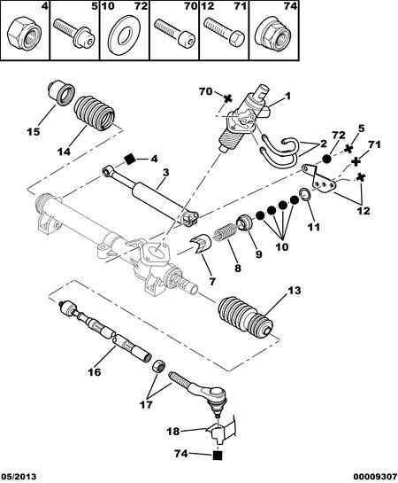 CITROËN 3817 39 - Vezetőkar fej parts5.com