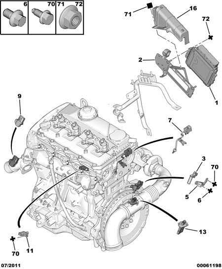 PEUGEOT (DF-PSA) 1920 KX - Senzor,pozitie ax cu came parts5.com