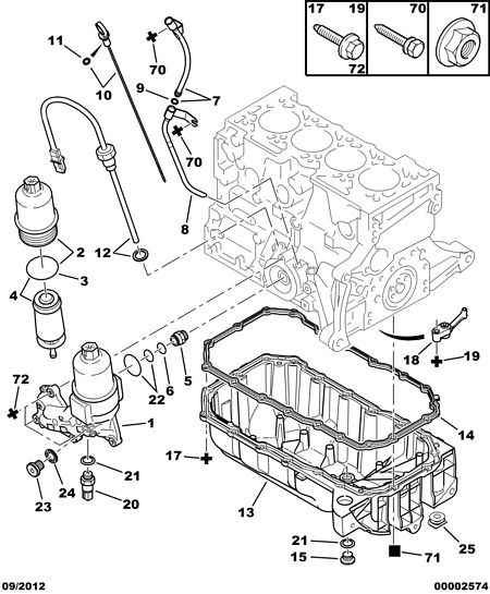 PEUGEOT (DF-PSA) 1109 R6 - Öljynsuodatin parts5.com