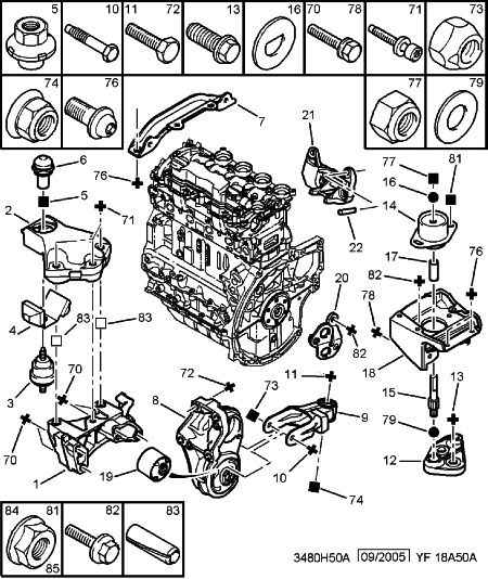 CITROËN 1844 A7 - Holder, engine mounting parts5.com