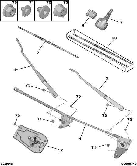 CITROËN 6426.KZ - List stěrače parts5.com