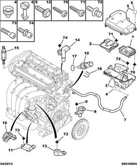 CITROËN 19 208 Y - Датчик, температура впускаемого воздуха parts5.com