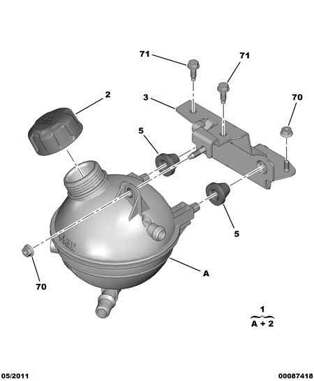 PEUGEOT (DF-PSA) 1306 J5 - Buson,vas expansiune parts5.com