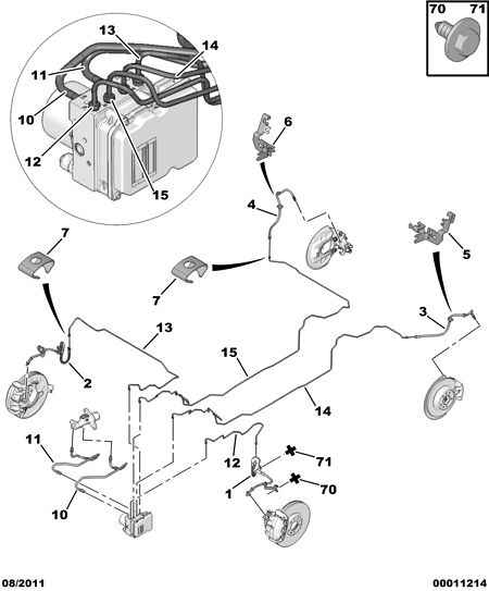 PEUGEOT 4806 E7 - Brake Hose parts5.com