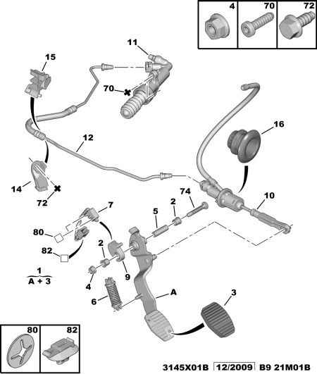 CITROËN 2182 99 - Cilindro receptor, embrague parts5.com