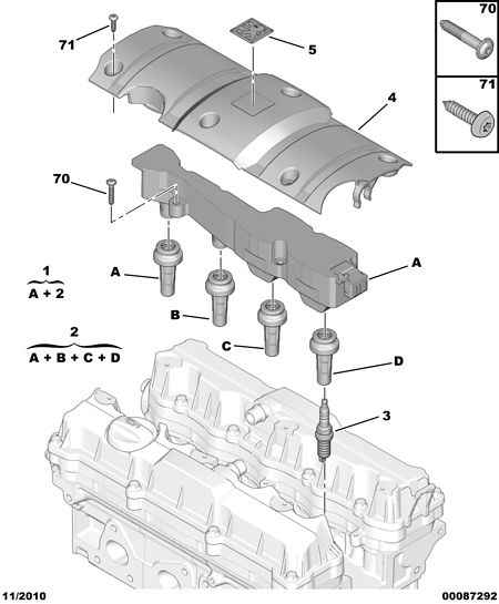 PEUGEOT (DF-PSA) 5960 57 - Запалителна свещ parts5.com